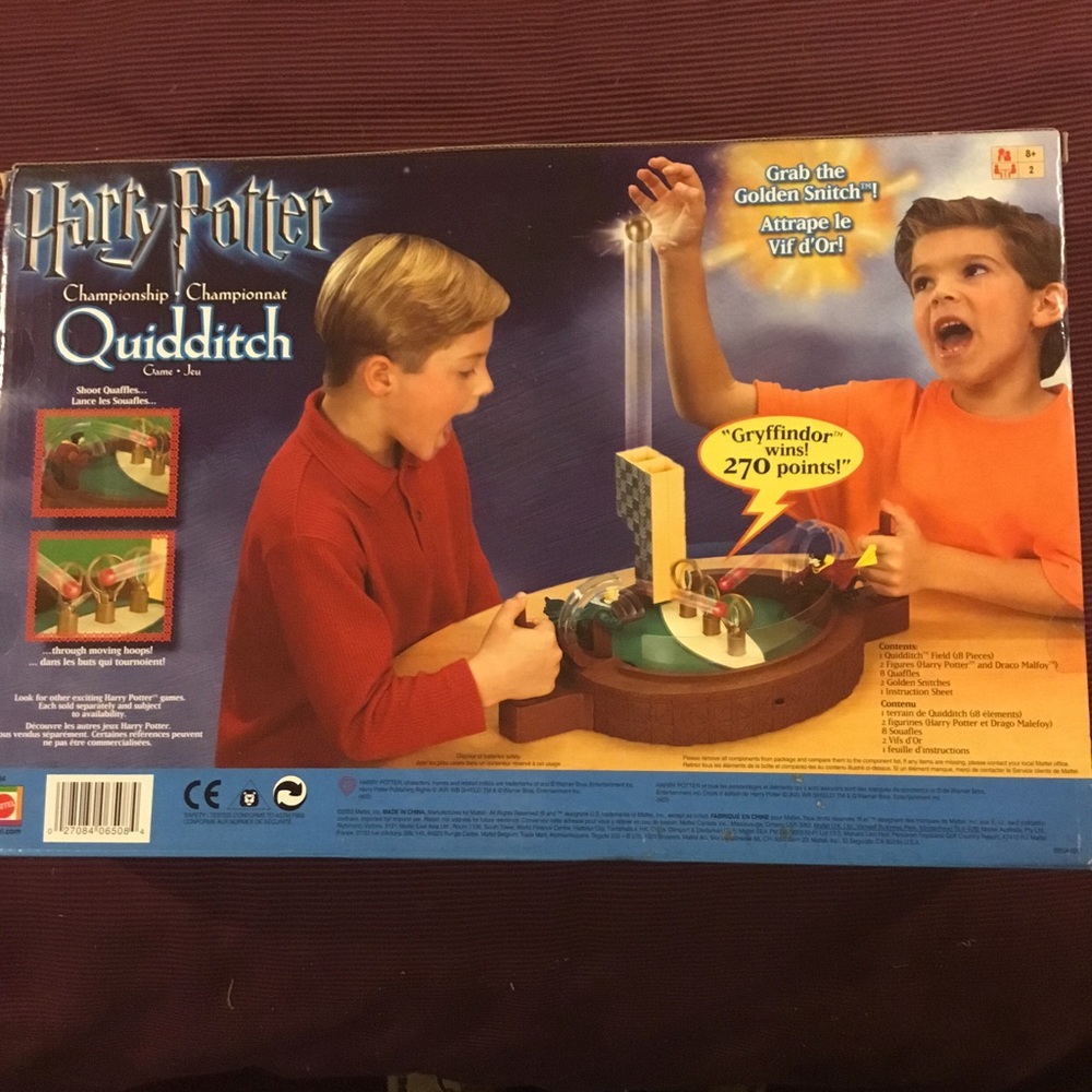 Hasbro Harry Potter Championship Quidditch, NIB, shoot Quaffles through hoops